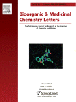 Capa da Revista Bioorganic & Medicinal Chemistry Letters, Vol 18, Issue 2 Jan 2008