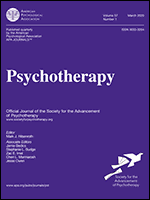 Capa da revista Psychotherapy