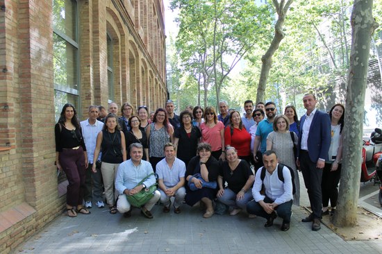 Equipa Internacional do Projeto Love.Dist@nce em Barcelona - JUL 22