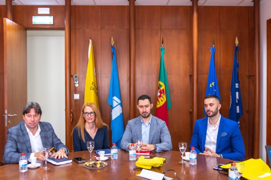 University of Sarajevo team meets with our managing team and our international officers.