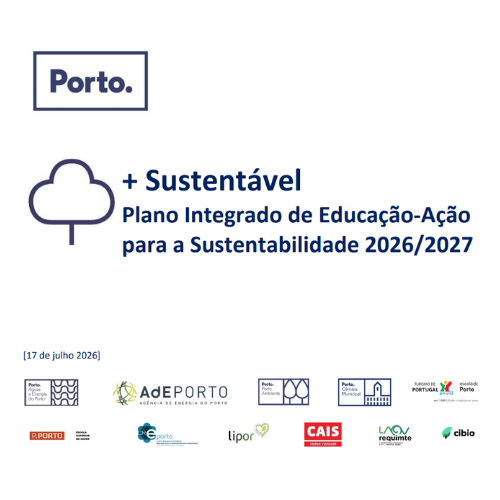A Área Técnico-Científica de Saúde Ambiental é parceira do Plano Integrado de Educação-Ação para a Sustentabilidade 2026/2027 da Câmara Municipal do Porto