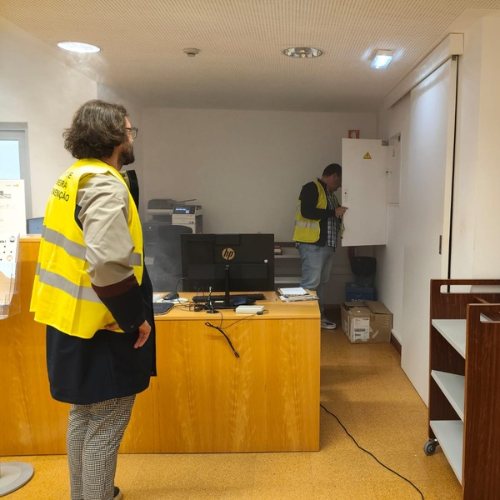 ESS reforça a cultura de segurança com a realização de simulacro na Biblioteca