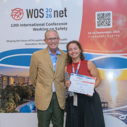 Estudante do Mestrado em Higiene e Segurança nas Organizações vence WOS Young Scientist Award 2026