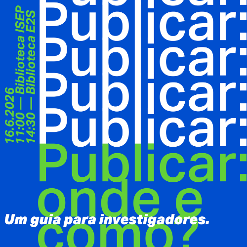 Workshop | Publicar: onde e como?